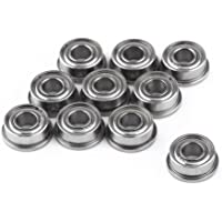 Akozon Rodamiento de bolas en miniatura 10 Uds F684ZZ rodamientos de bolas con bridas de doble blindaje 4x9x4mm para…